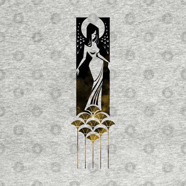 art deco angel by gh30rgh3